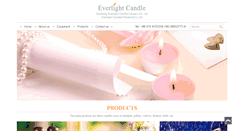 Desktop Screenshot of everlightcandle.com